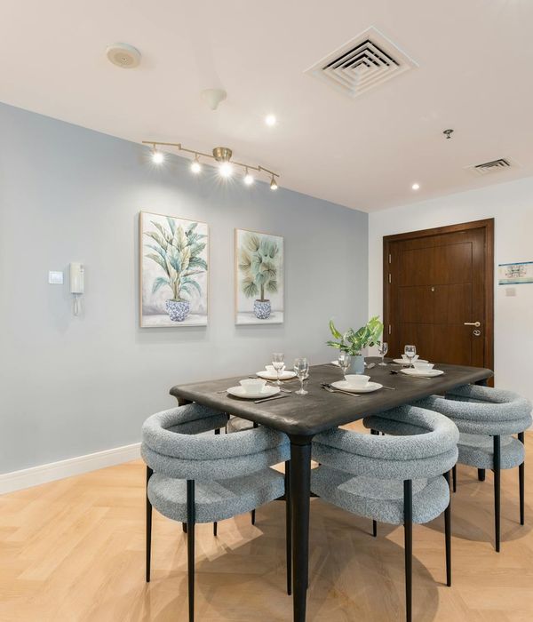 Modern renovated apartment interior with elegant design